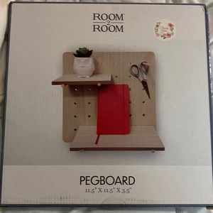 Mini Peg Board natural wood